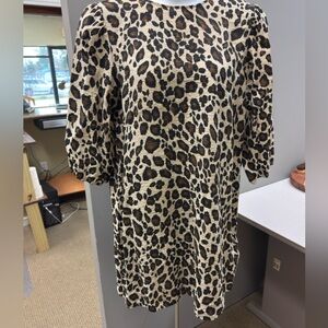 C&A Leopard Print Tunic Dress -Eur 44 ( us 16)